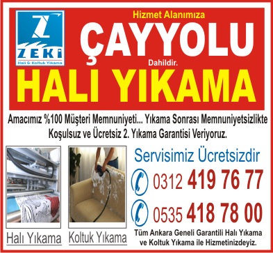 çayyolu halı yıkama firmaları fiyatları