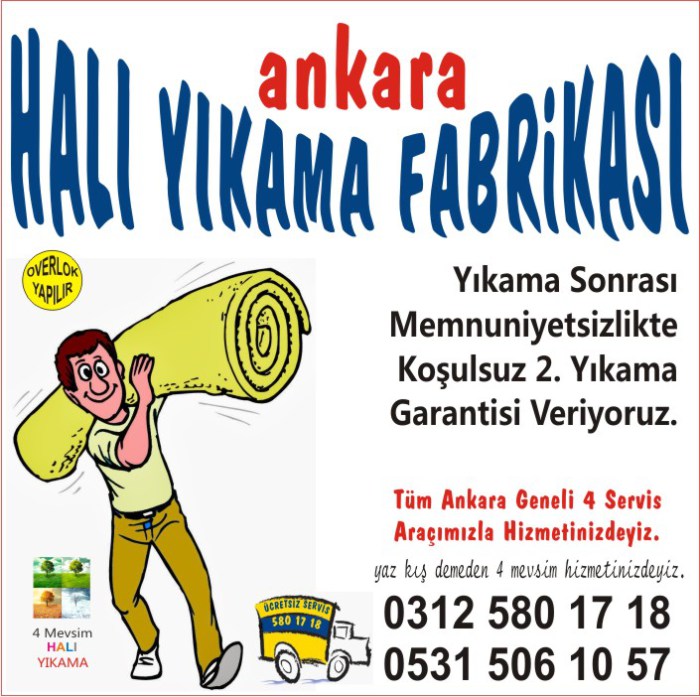 ankara çankaya halı yıkama firmaları